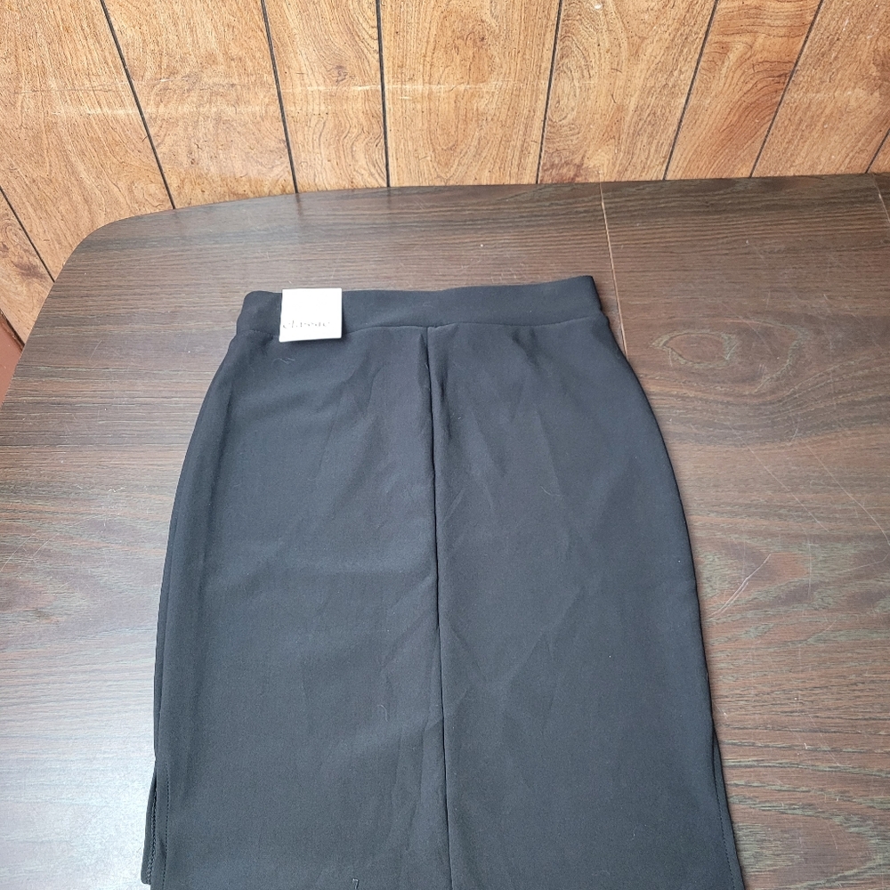 Classic Concepts Black Mini Pencil Skirt Casual - Picture 3 of 8